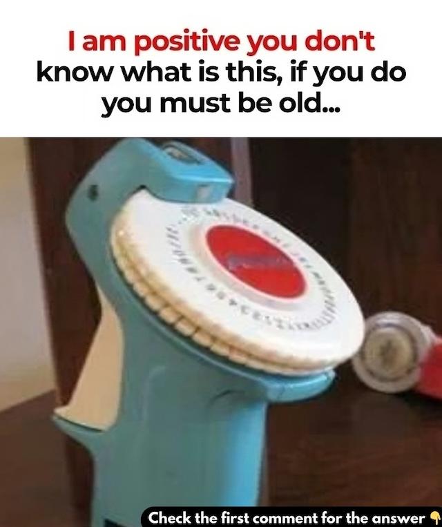 A blast from the past! This iconic labeling tool helped organize homes and offices in the '60s and '70s