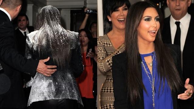 Kim Kardashian’s Flour Bomb Incident: Handling a Sudden Attack With Confidence