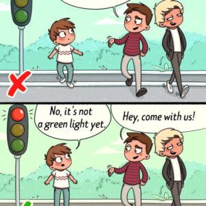 Teach your child it’s okay to say “no,” even to adults.